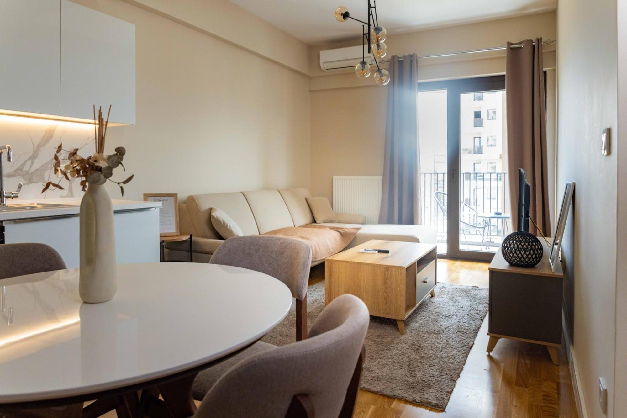180° View Apartment In Diamond Building Skopje Eksteriør bilde